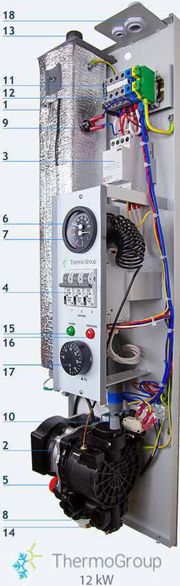 <small>Caldaia elettrica</small> 12 kW