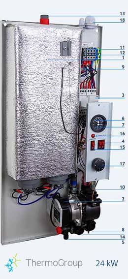 <small>Caldaia elettrica</small> 24 kW